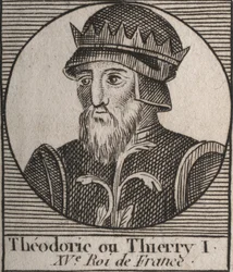 Portrett av Thierry III