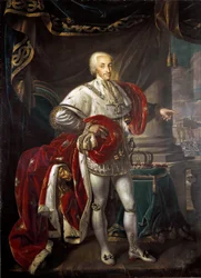 Portrett av Viktor Emmanuel I, konge av Sardinia (olje på lerret)