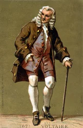 Portrett av Voltaire til fots