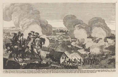 Slaget ved Praha, 6. mai 1757 (linjegravering)