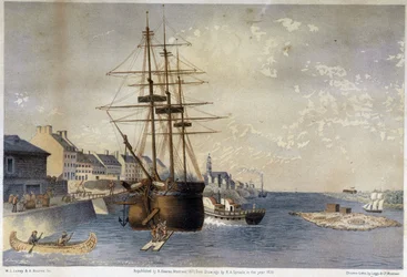 Port of Montreal i 1830 - av Spronle