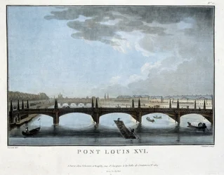 Broen Louis XVI - gravering