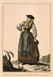 Landsbyboer i regionen Salamanca
