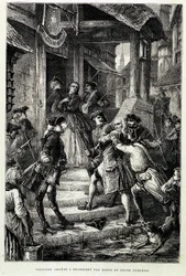 Voltaire arrestert i Frankfurt etter ordre fra den store Frederick II - i "Histoire de France fra de fjerneste tider til 1789" av M. Guizot