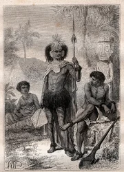 innfødte på Marquesas-øyene - Reise til kaptein James Cook