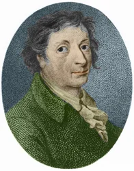 portrett av Franz Karl Achard. Tysk kjemiker av fransk opprinnelse (1753 til 1821).