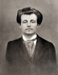Alfred Jarry, ca. 1900 (s/h-foto)