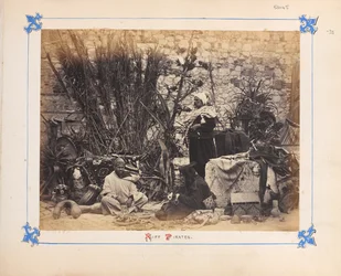 Frokost hos offiserene? mess, 86. regiment, Gibraltar, 1866 ca