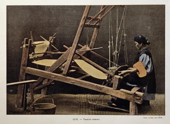 Kinesisk vever, sent på 1800-tallet.