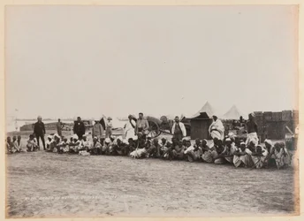 Group of Natives, Ordnance Store, Suakin, 1884 ca