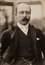 Halvfigurportrett av hertug Arthur William Connaught, sønn av dronning Victoria av Storbritannia