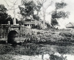 Hanoi, papirbroen i 1883.