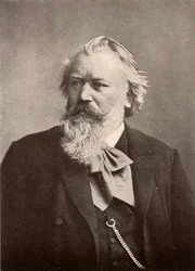 Johannes Brahms (1833–1897) tysk komponist, raster (trykk)