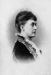 Portrett av Adelaide Marie av Anhalt Dessau (Anhalt-Dessau) (1833-1916), storhertuginne av Luxembourg.
