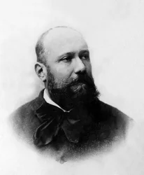 Portrett av Armand Sylvestre (1837-1901), fransk journalist.