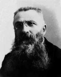 Portrett av Auguste Rodin (1840-1917) fransk billedhugger.