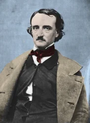 Portrett av Edgar Allan Poe (1809-1849), amerikansk forfatter.