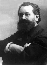Portrett av Edouard Drumont (1844-1917), fransk journalist.