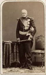Portrett av Esprit Victor Elisabeth Boniface de Castellane, marechal fra Frankrike, fransk militær ble født i Paris 21. mars 1788 og døde i Lyon 16. september 1862.