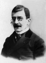Portrett av Ferdinand Brunetiere (1849-1906), fransk litteraturkritiker.
