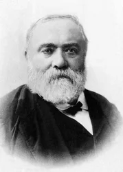 Portrett av Francisque Sarcey (1827-1899), fransk journalist.
