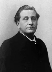 Portrett av Francois Coppee (1842-1908), fransk dramatiker og romanforfatter.