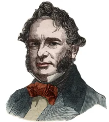 Portrett av Henry Wadsworth Longfellow (1807–1882), amerikansk poet.