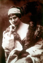 Portrett av Mata Hari (1876-1917), nederlandsk danser og eventyrer