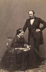 Portrett av dronning Victoria av England og prinsgemal Albert av Sachsen-Coburg-Gotha