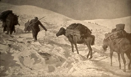 De franske og italienske posisjonene har mer enn 2 meter snø over havet