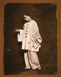 Mimefiguren Jean-Charles Deburau som Pierrot (bilde)