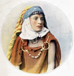 Tunisisk kvinne. 1898.