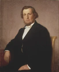 André Oskar Wallenberg, ca. 1870 (olje på lerret)