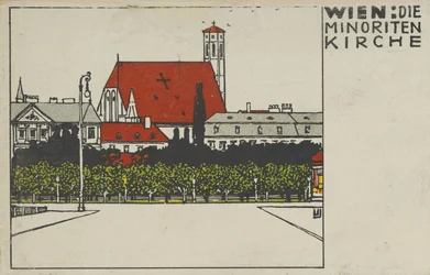 Viena: Biserica Minorită Viena: Biserica Minorită, 1908. norvegiană