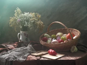 Koselig høst-stilleben