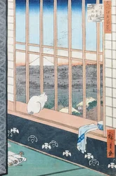 Asakusa Rice Fields under Cock-festivalen fra serien 