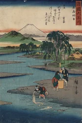 Chōfu i Musashi-provinsen, ca. 1857
