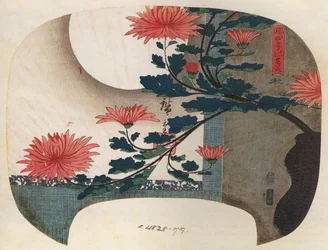 Hiroshige, krysantemum