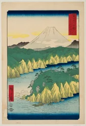 Innsjø ved Hakone, fra serien «Tretti-seks utsyn over Fuji-fjellet»