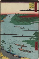 Nakagawa River Mouth, mars 1857