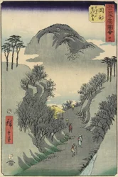 No.22 Mount Utsu, Okabe, July 1855