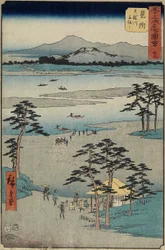 av. 29 Ferry Onte Tenryu_Rier, Mitsuke, juli 1855