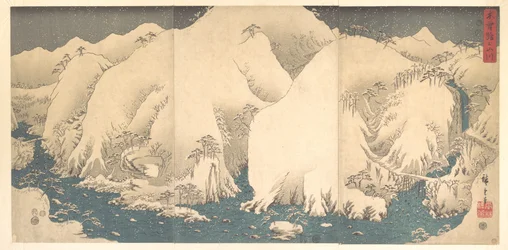 Kiso-fjellene i snø
