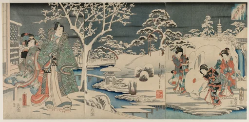 The Snowy Garden, 1854.