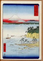 Se også flaks t Fuji Japan sleep p Hayashi t av Hiroshige Utagawa