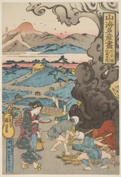 Hizen: Imari-Yakki, ca. 1833 (tresnitt, blekk og farge på papir)