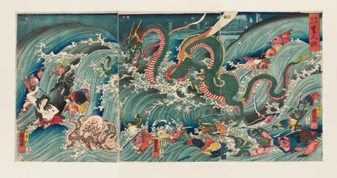 Livaktige dukker i det indre tempelet i Asakusa
