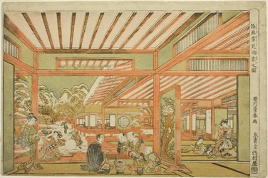 Snøvisningsunderholdning, ca. 1771