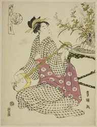 Den åttende måneden (Hachi gatsu), fra serien "Fashionable Twelve Months (Furyu junikagetsu)"