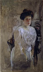 Portrett av Margarita Kirillovna Morozova, født Mamontova 1873-1958, 1910